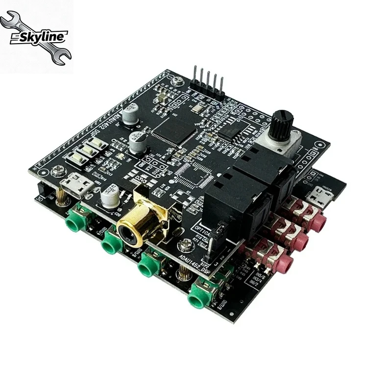 ADAU1452-DSP Electronic Frequency Division +AD1938-CODEC /CS42448 Decoding Board 6 IN 8 OUT 192K