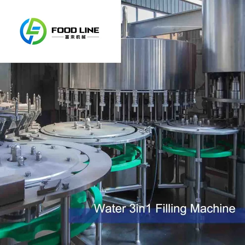 Automatic 3 in 1 Rotary Type Pet Bottle Hot Juice Filling Machine