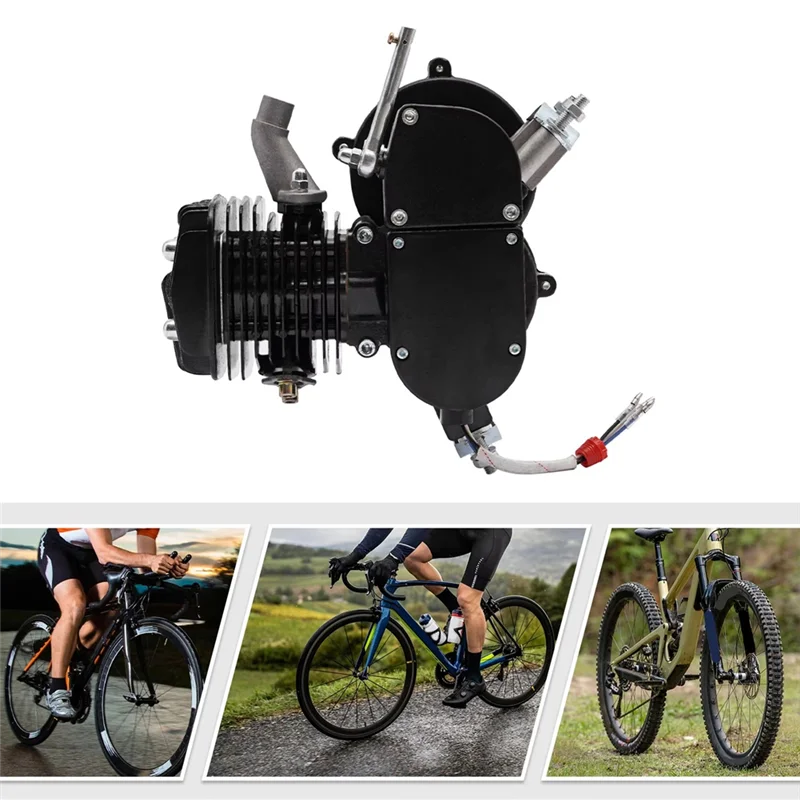 

80CC 2-Stroke Bicycle Engine Kit 26Inch-28Inch Bikes 1.85KW 5500RPM CDI Motor Motorized Bike Conversion Kit