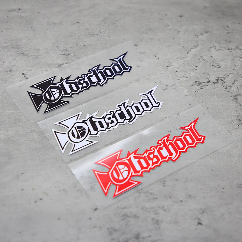 

1PC Retro - Themed "Oldschool" Stickers, Unique Designs for Customizing Rides/Items, Vintage Decor