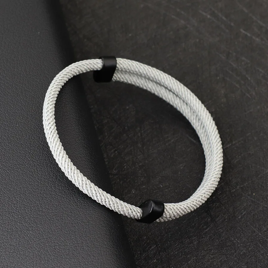 Fashion Luck Rope Bracelet Unisex Apparel Accessories Sliding Adjustable Handwoven Milan Cord Braslet Festival Couple Jewelry