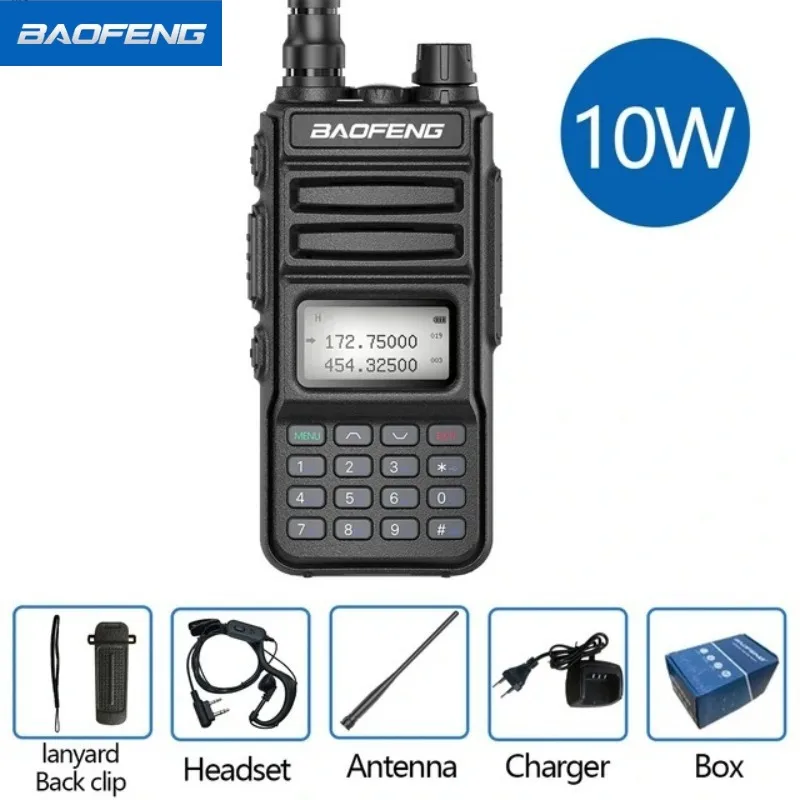 Baofeng UV-13R جهاز اتصال لاسلكي UV-15R عالي الطاقة من النوع C راديو Comunicador لاسلكي تخاطب احترافي متعدد الوظائف راديو محمول