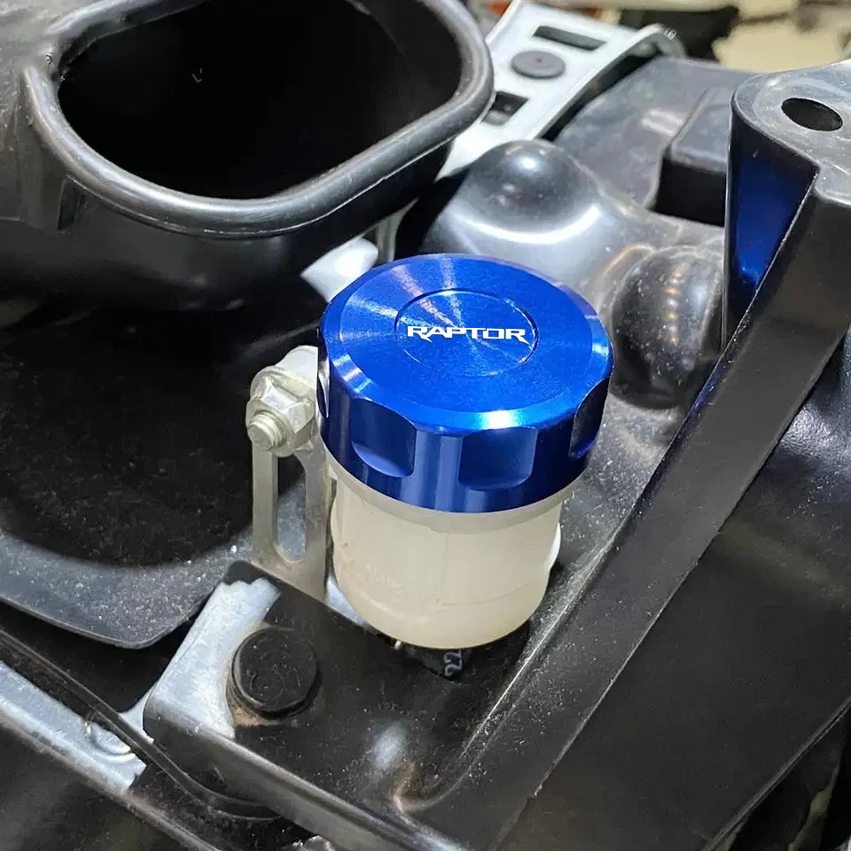 Oil Reservoir Lid For YAMAHA RAPTOR 700R 250 125 GRIZZLY 700 550 V STAR TOURER Brake Fluid Tank Cap Fluid Oil Reservoir Cover
