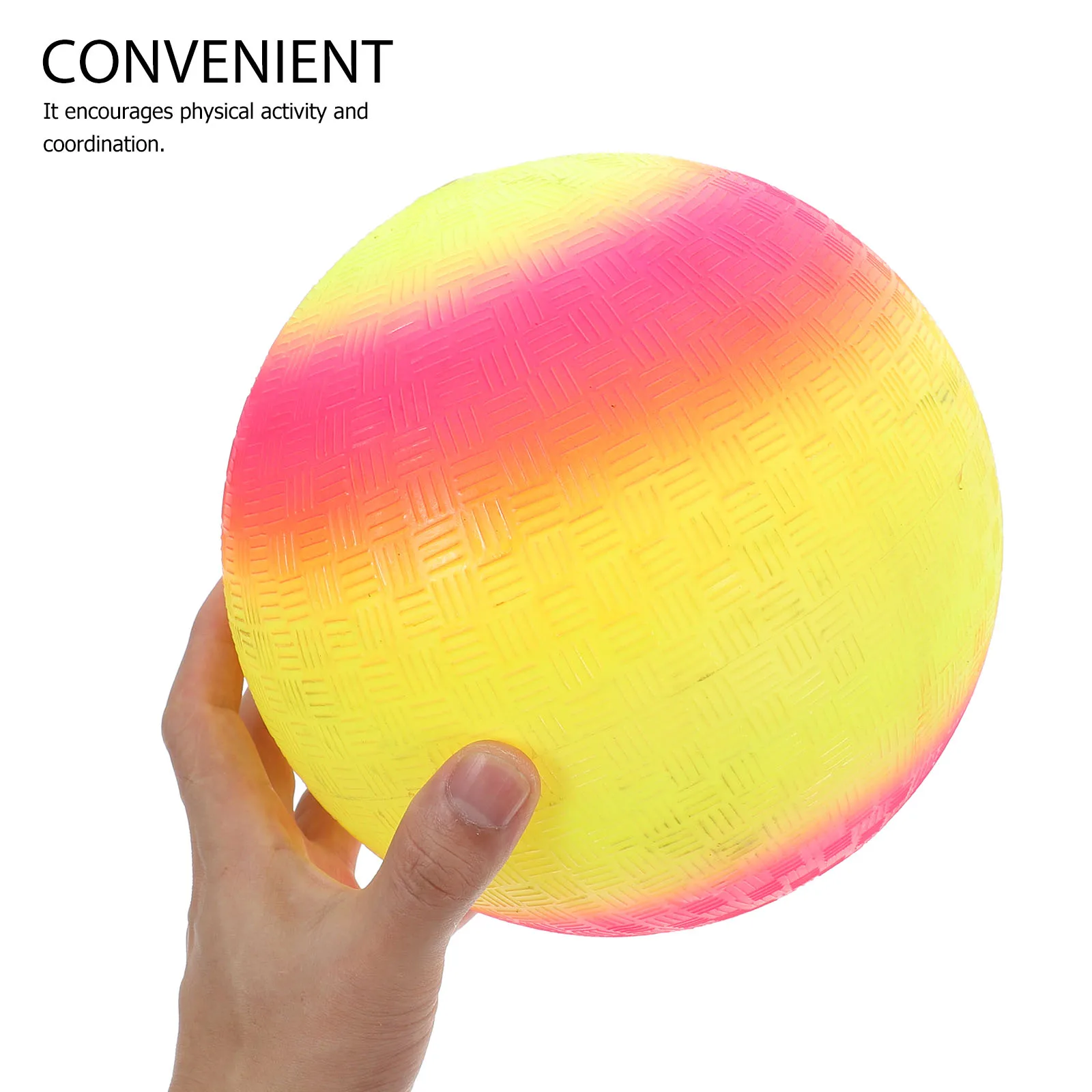 Kids Football Bounce Balls Bouncing for Bouncy Kick Outdoor Game Softball Child