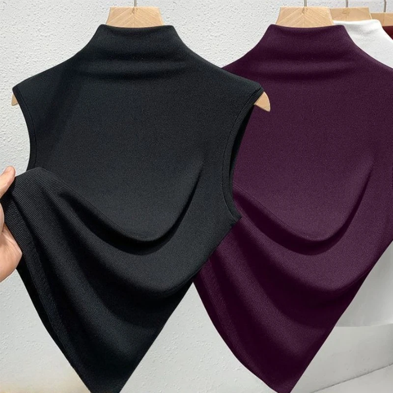 Women's Ribbed Knit mock neck Sleeveless Top Solid Slim Fit Casual Tank Top Y2K Streetwear Basic T-Shirt Spring Summer Fashion