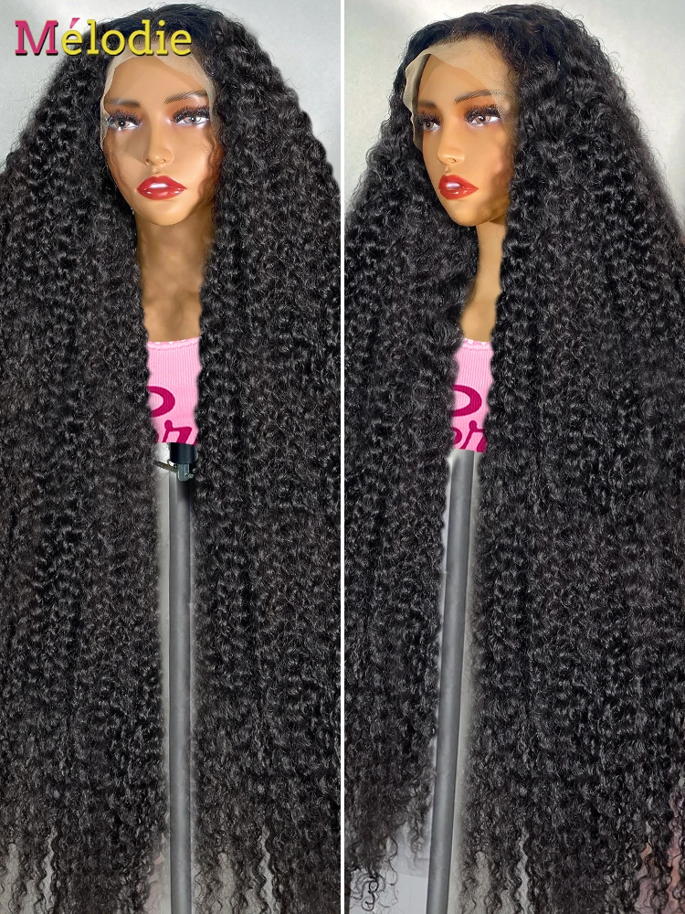 MELODIE 13x6 360 Loose Deep Wave Lace Frontal Wig 30 Inch Water Wave Curly 13x4 Lace Front Human Hair Wigs