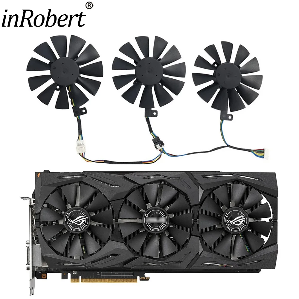 

87mm T129215SU Cooler Fan For ASUS Strix RX480 RX 580 GTX 980Ti R9 390 390X GTX 1060 1070 1080 1070Ti 1080Ti Graphic Card