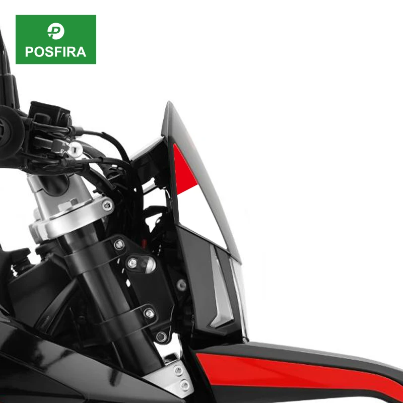 POSFIRA Motorcycle Windshield Sticker Vinyl Decals for Aprilia SX125 RX125 SX 125 RX 125 2025 Decoration Accessories