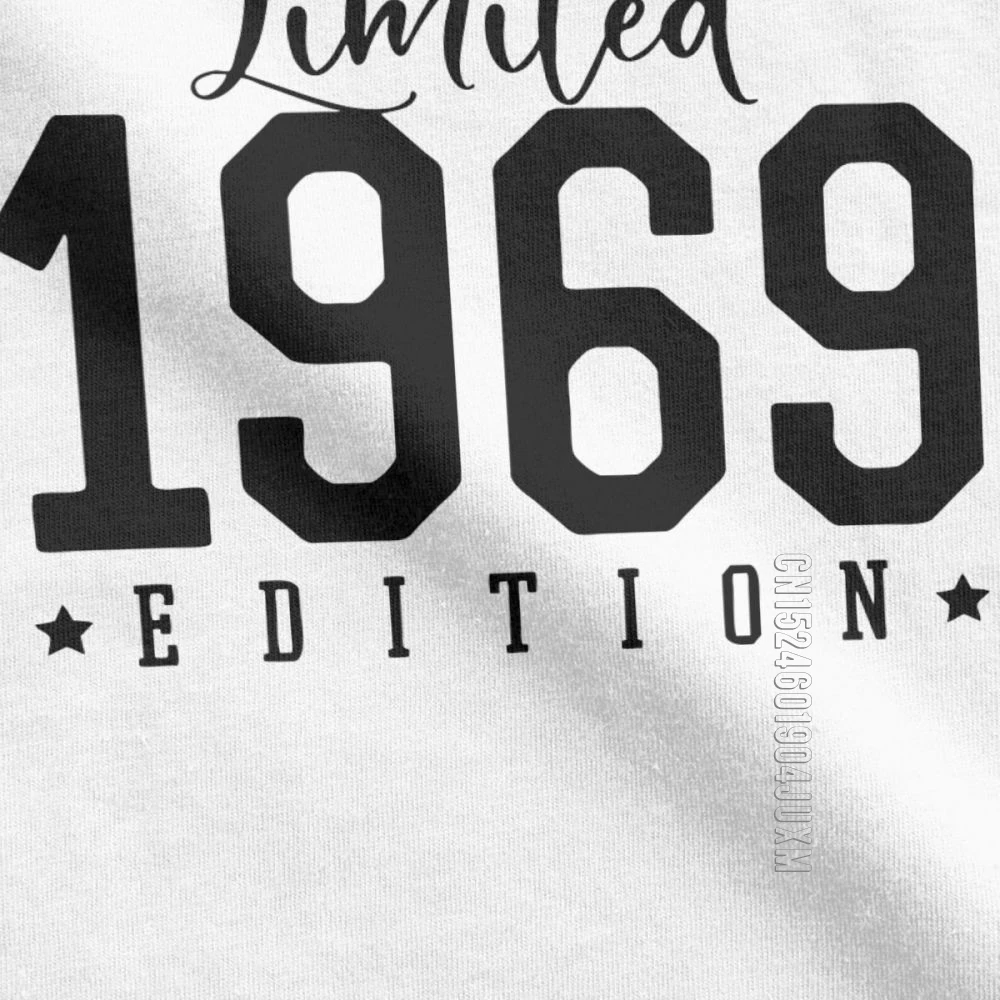 Limited 1969 Edition Novelty Birthday T-Shirt Anniversary Birth Present T Shirt For Men Designer Tops Printed Tee Shirt