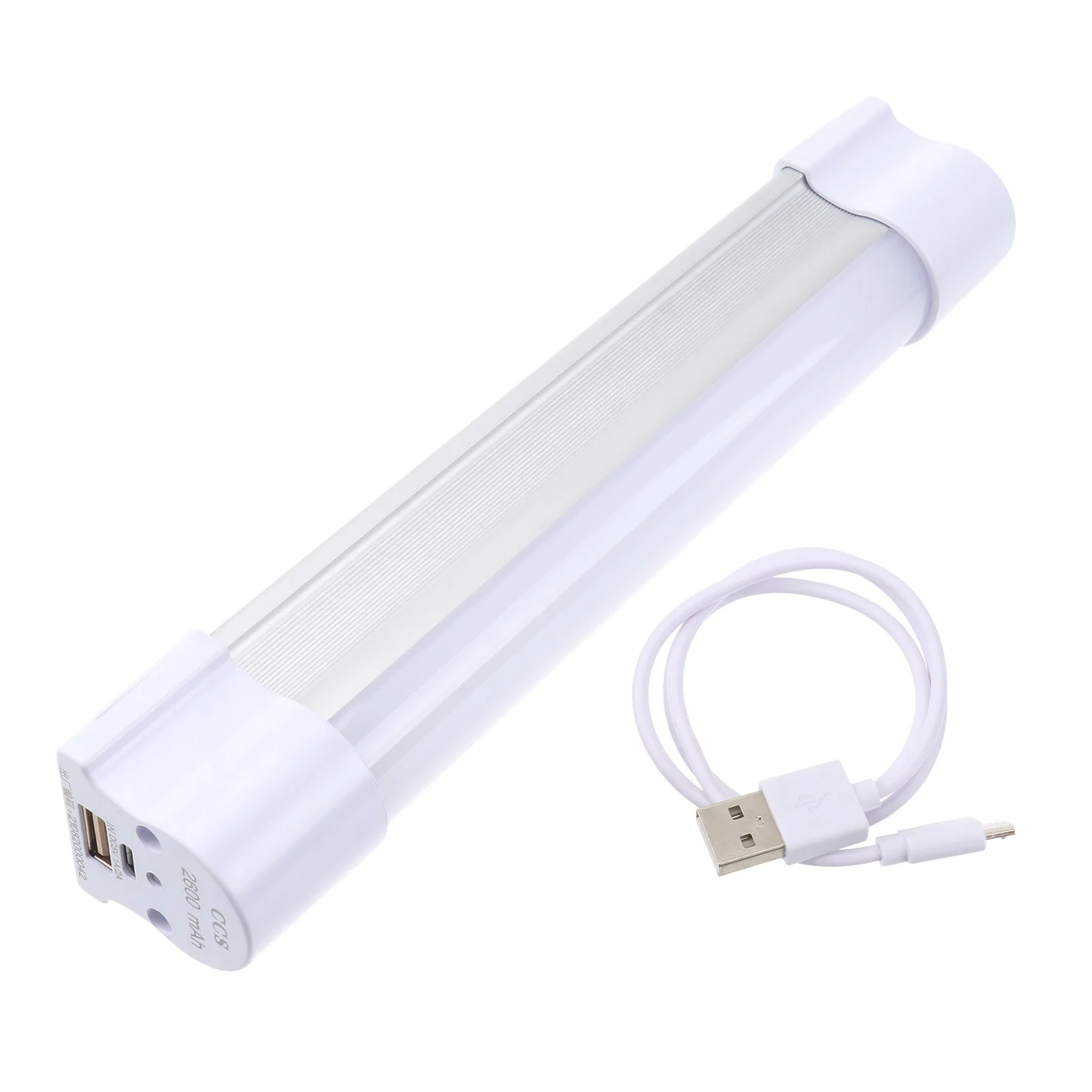 Barre lumineuse d'armoire, Tube de lampe de nuit Portable, bande lumineuse LED, Charge d'urgence