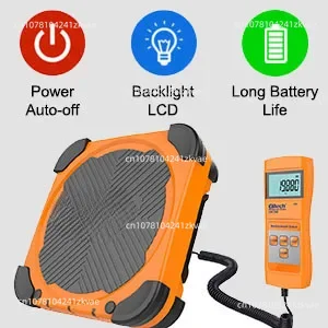 LMC-200/ LMC-200A Electronic Refrigerant Charging Weight Recovery Scale Wired Remote, 220lbs/ 330lbs