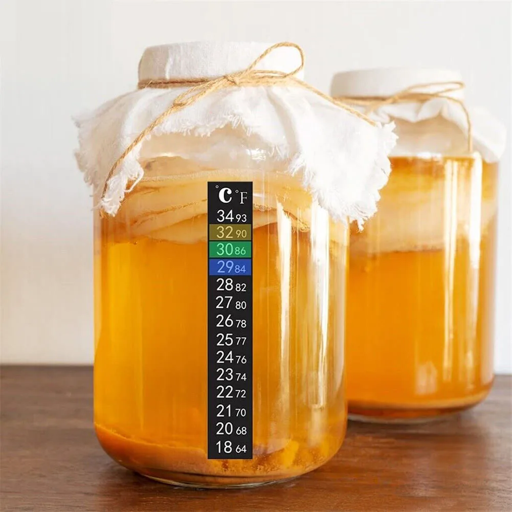 1/10 PCS Thermometer Easy Monitoring Precise Reliable Dual Temperature Scale Aquarium Thermometer Sticker For Fish Tank