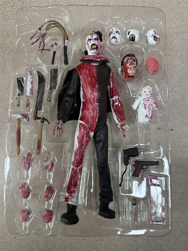Neue NECA Art The Clown Figur, Damien Leones Terrifier Actionfigur, Modellspielzeug mit Beweglichen Gelenken, Neujahrs-Geschenk – Detail 14