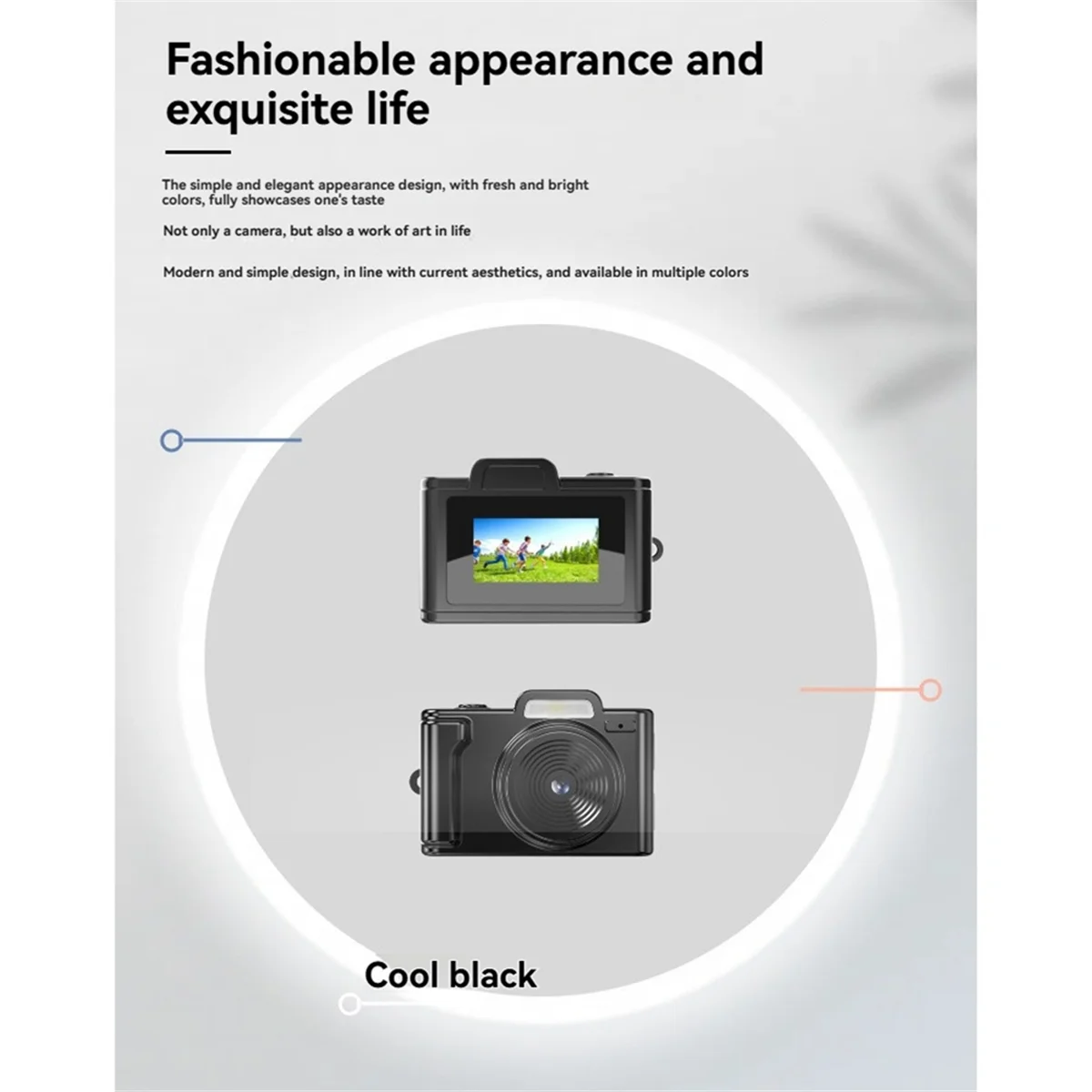 Mini kamera AA98 HD 1080P z ekranem 0,96 cala, lampą błyskową, sportowa, przenośna, retro, ultra kompaktowa, mała kamera wideo.