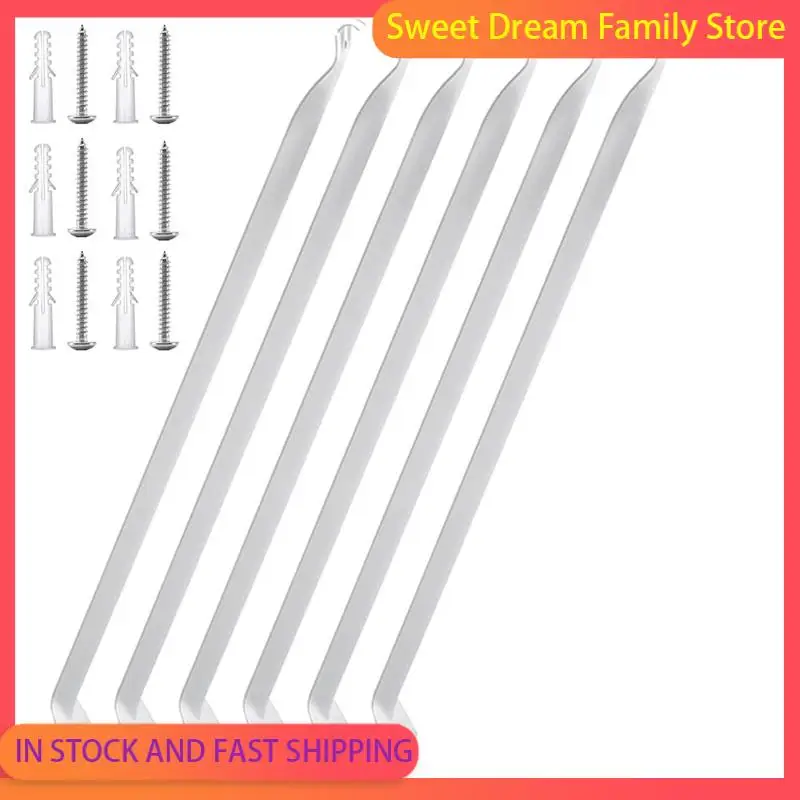 

SDFC-6 Pcs Wire Shelf Brackets, Support Brackets For 12-Inch Deep Wire Shelving, Closet Shelving Accessories