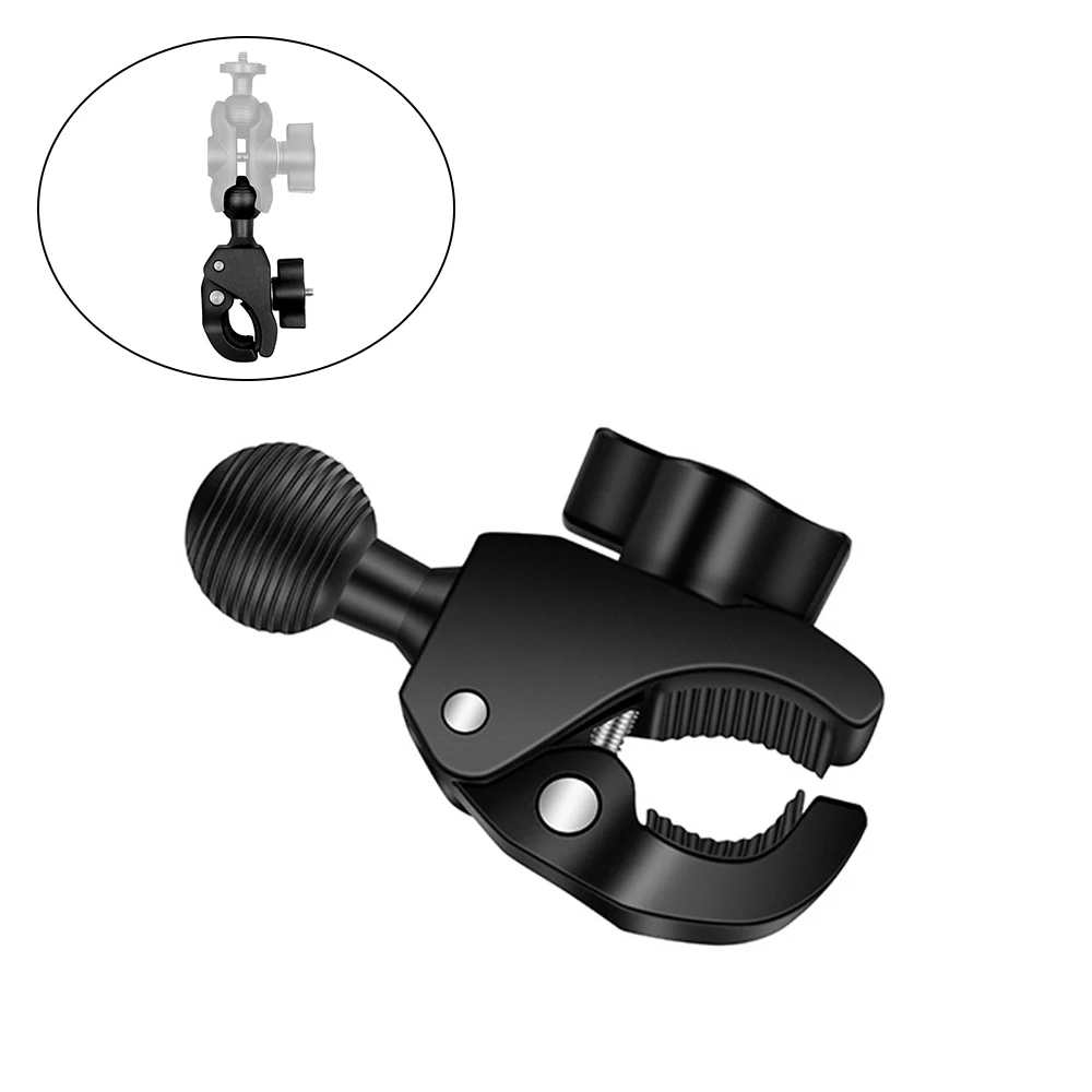 

Motorcycle Bicycle Handle Bar Rail Mount Base with 25mm Ball Mounting for Action Camera Mount Handlebar Clamps