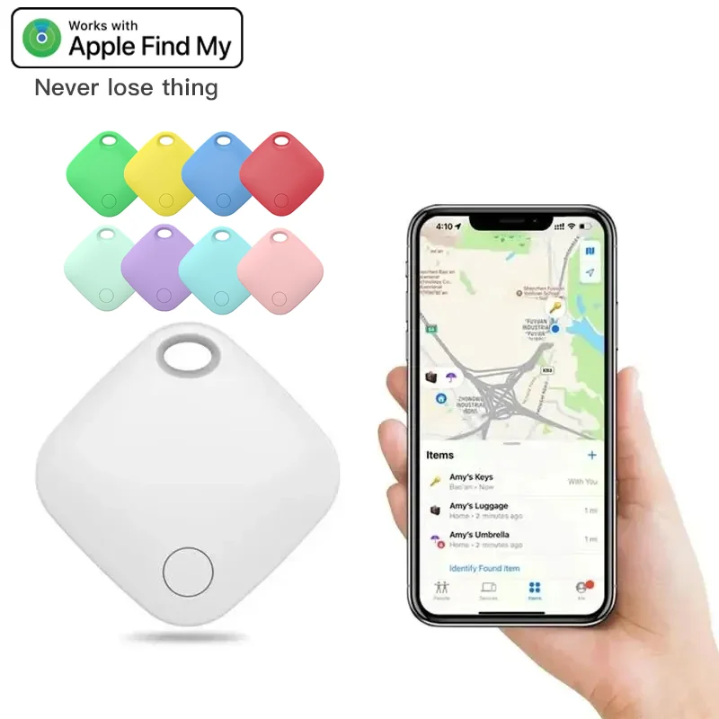 

MFI Rated Global Positing Smart Tracker for iPhone IPAD Key Finder Locator Wallet Lugggae Pet BLE Tracking GPS Tag on Find My