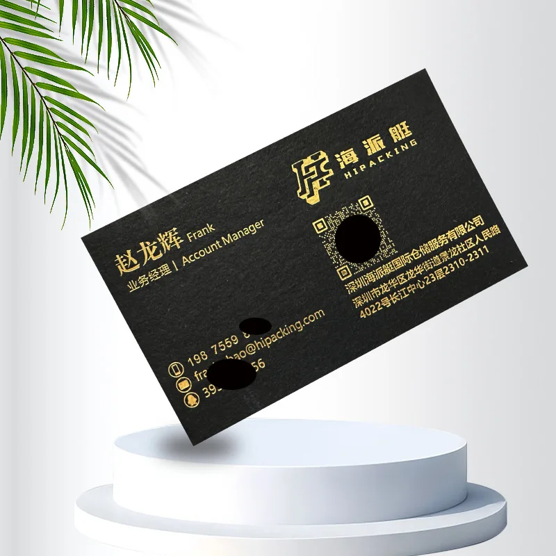 Customized. Hot Stamping Process Customization Business Card Hot Stamping Folding Cover Envelope Adhesive Hot Stamping Post-Proc