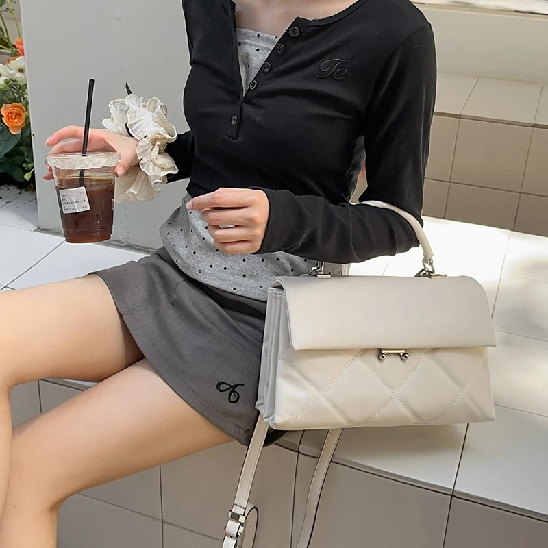 

Popular Ladies Messenger Bag, Leather Crossbody Handbag Shoulder Style, Luxury Brand Famous Designer Elegant Classic