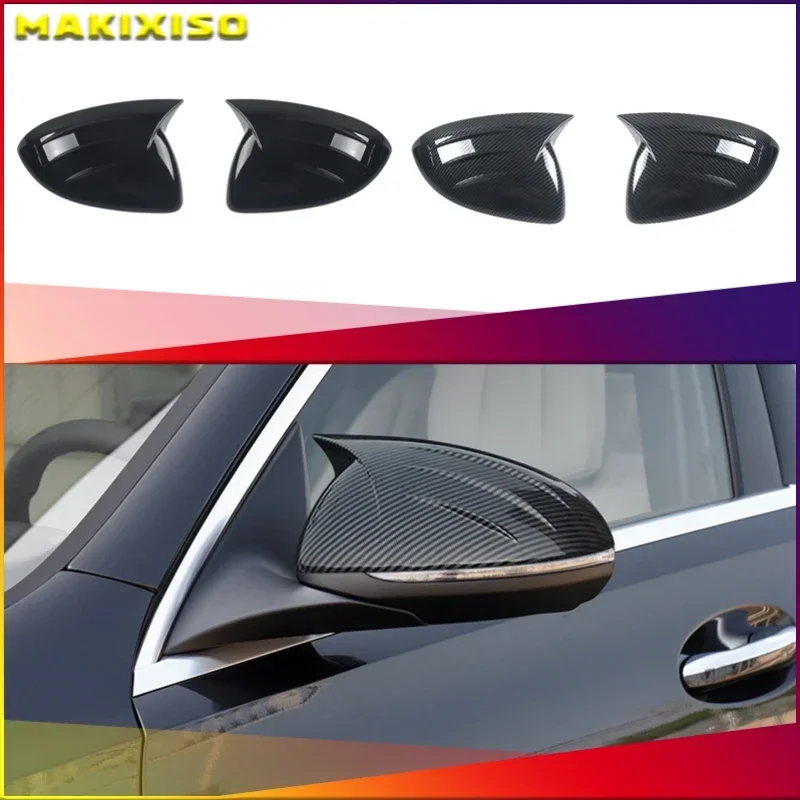 

For Mercedes Benz C Class W206 C200 C220 C260 C300 2022+ Car Accessories Rear View Mirror Cover Caps Trim Shell Protective Frame