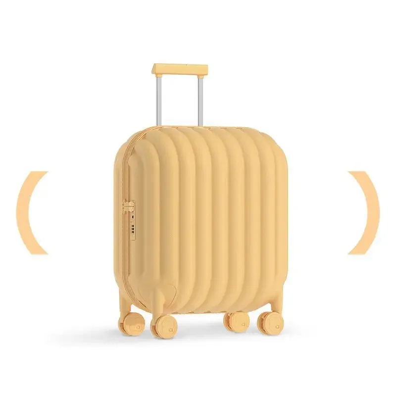 New Design Rolling Luggage Travel Suitcase Boarding Multifunctional Suitcases Unisex Password Trolley Case Small Fashion Trunk