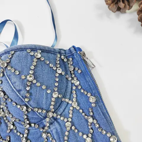 12 best sales denimkorsett - №8