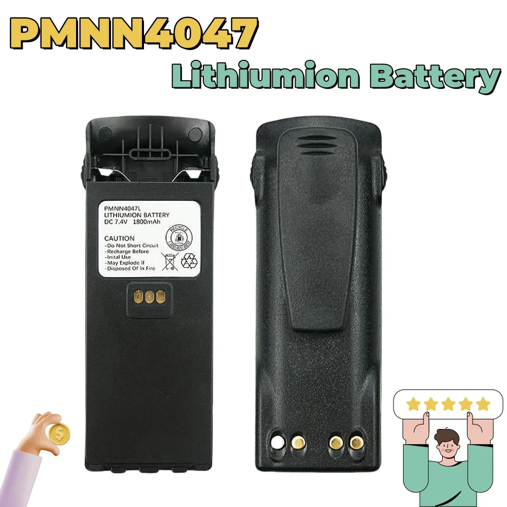 

PMNN4047 PMNN4047L PMNN4047H 1800mAh Lithiumion Battery High Quality Battery for Motorola TETRA MTP700 MTP750 Two Way Radios