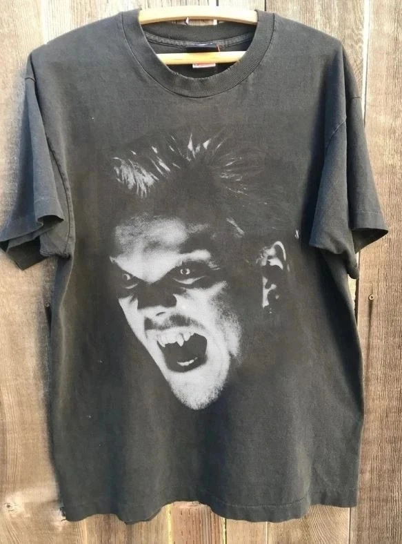 

The Lost Boys Movie Horror Vintage T-Shirt Unisex Cotton Short Sleeve High Street Streetwear Oversized Loose Casual Short Sleeve
