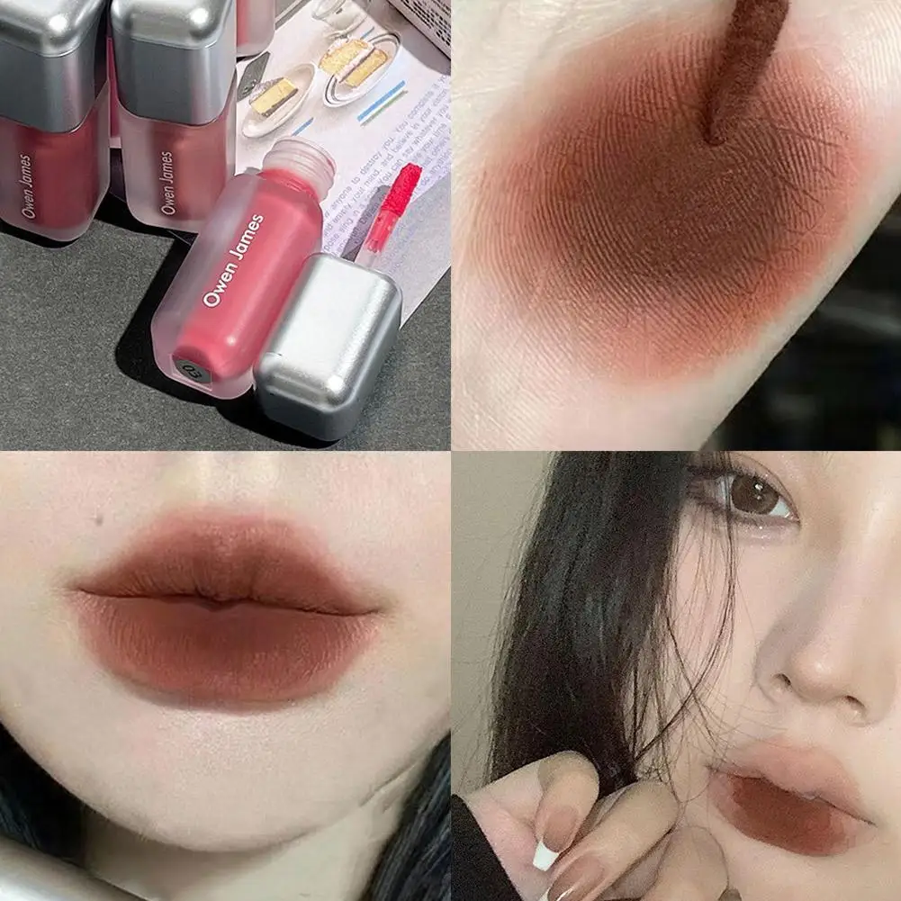 

Nude Velvet Matte Lipstick Long Lasting Waterproof Rendering Non-stick Cup Makeup Lip Glaze Lips Liner Pencil Woman Cosmetics