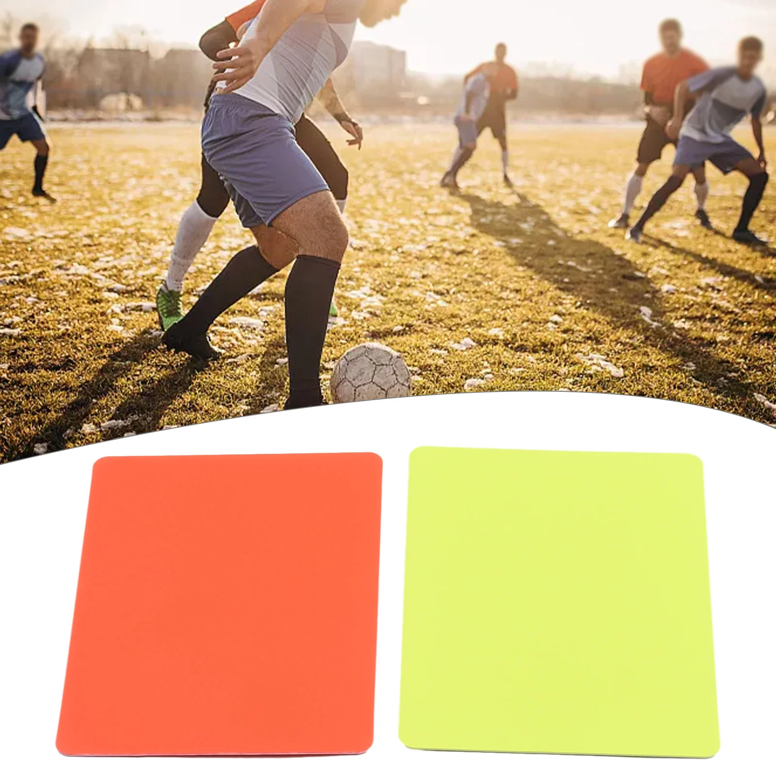 Card Yellow Cards Red Card Cards Bendable Compact Easy To Store Lightweight Red Yellow Great Gadget Football Referees