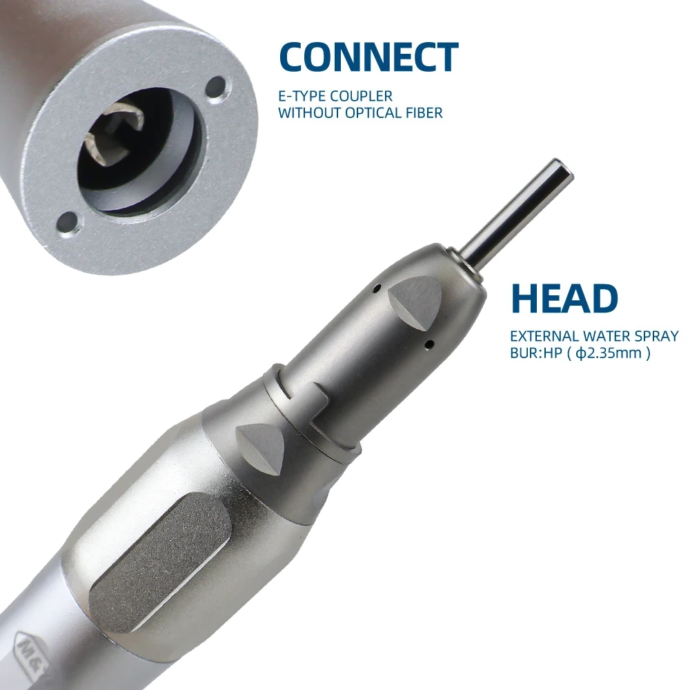 Dental Low Speed Handpiece Teeth Polishing  Tool 2/4Holes Air Motor Kits Contra Angle Straight Handpiece Dentists Equipment