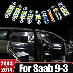 For Saab 9-3 93 2003 2004 2005 2006 2007 2008 2009 2010 2011 2012 2013 2014 13pcs Car LED Light Map Bulb Trunk Light Accessories