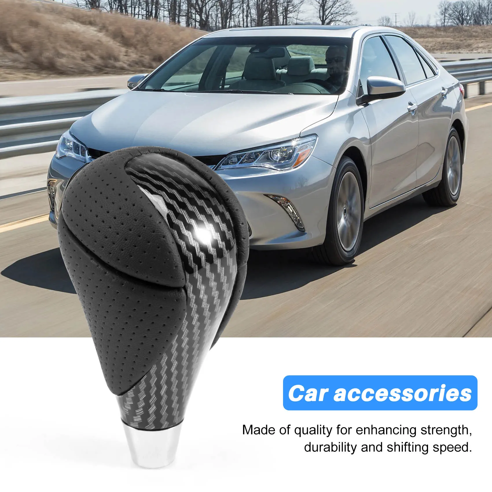 

Car Gear Shift Knob Cover Trim For-Audi A3 8V S3 2020 2019 2018 2017_X01A