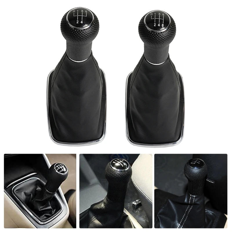 

5/6 Speed 23mm Car Gear Shift Knob Lever Shifter Stick Handball For VW Golf 4