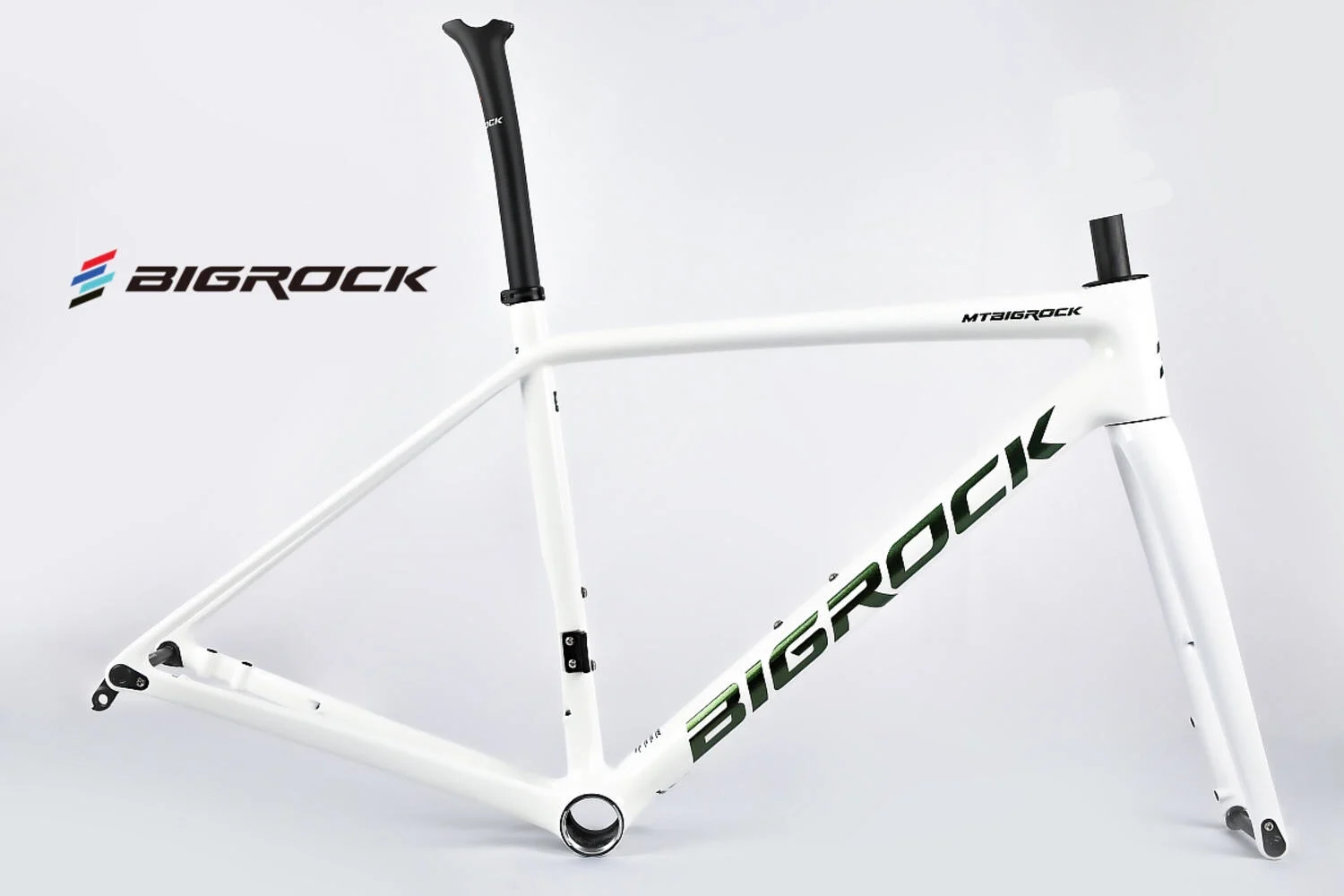 

BIGROCK Carbon fiber road bike frame with full internal wiring and disc brakes