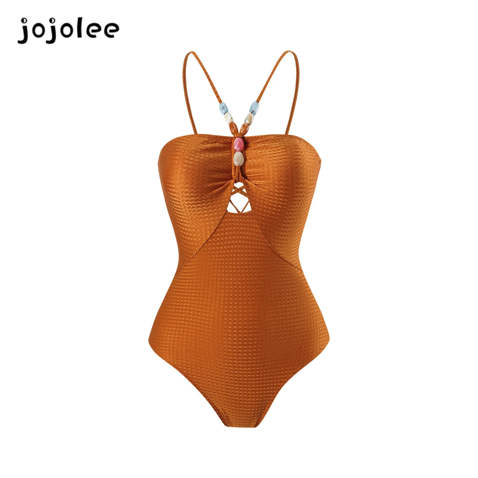 2024 new  solid color one-piece women swimsuit set  belly covering thin swimming bañador mujer volantes  swimsuit women