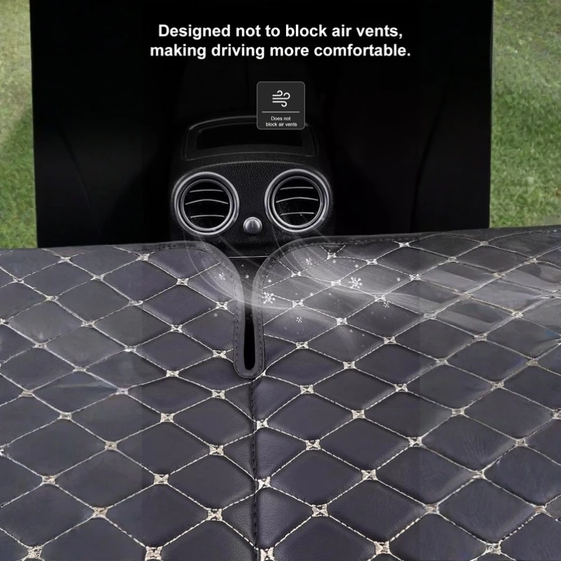 Foldable Car Backseat Bed No Inflation Needed Instant Setup Thick PU Leather Waterproof Non Slip Sleeping Mat for Travel Camping view 3