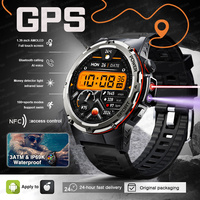 T-Rex 3 GPS Sports Waterproof Smart Watch Men 3ATM waterproof 500mAh Battery NFC Call 2025 New For Xiaomi Smartwatch UV+Infrared