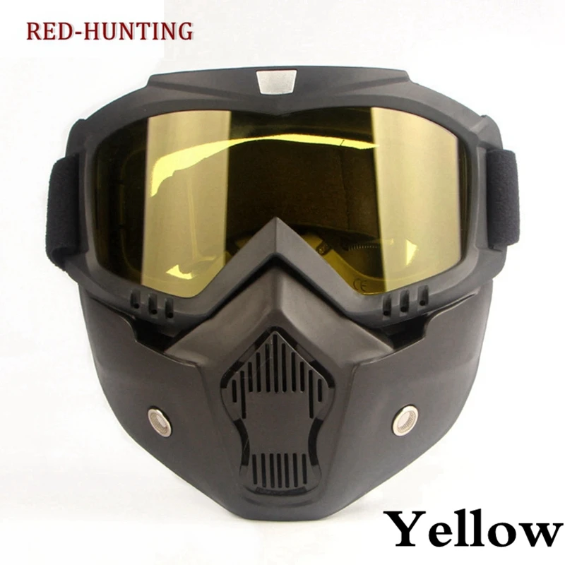 Casco Protector táctico para motocicleta, gafas a prueba de viento, Protector de ojos para Paintball al aire libre, equipo Airsoft