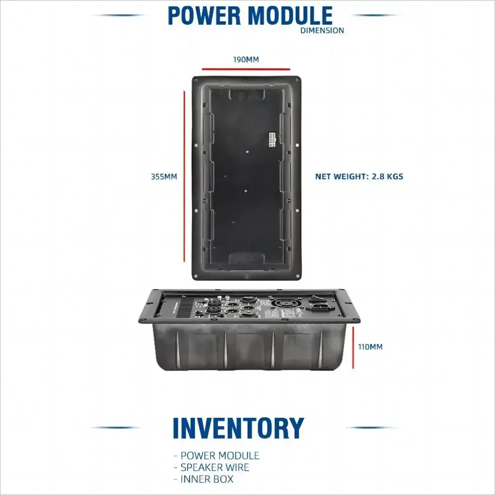 2800W 모듈 플레이트 앰프 디지털 DSP 파워 앰프 18인치 21인치 베이스 서브우퍼 앰프 모듈