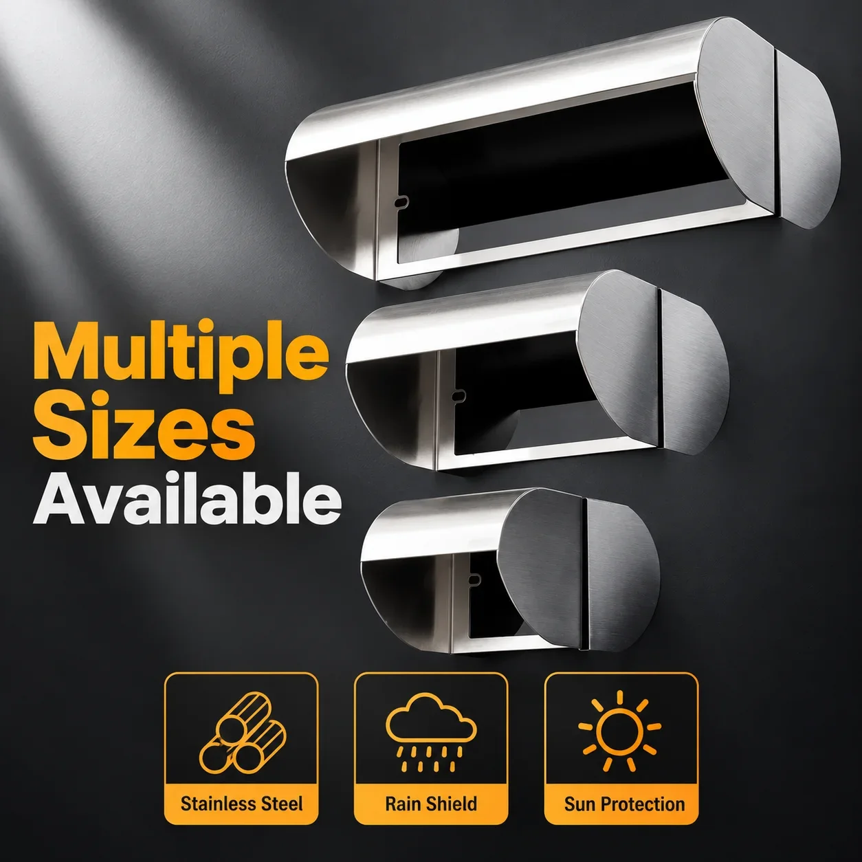 Outdoor Charging Pile with 86 Switch Socket And Stainless Steel Rain Cover Fire And Sun Protection Dismantling Design for Safety