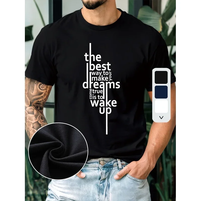 Men'S T-Shirt, New Men'S Summer Short-Sleeve 