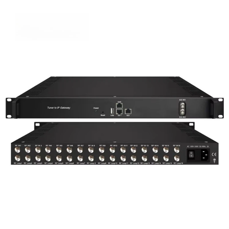 Digital Ip Satellite Receiver 3508B Modulator Gateway for IPTV System Tuner to IP Gateway