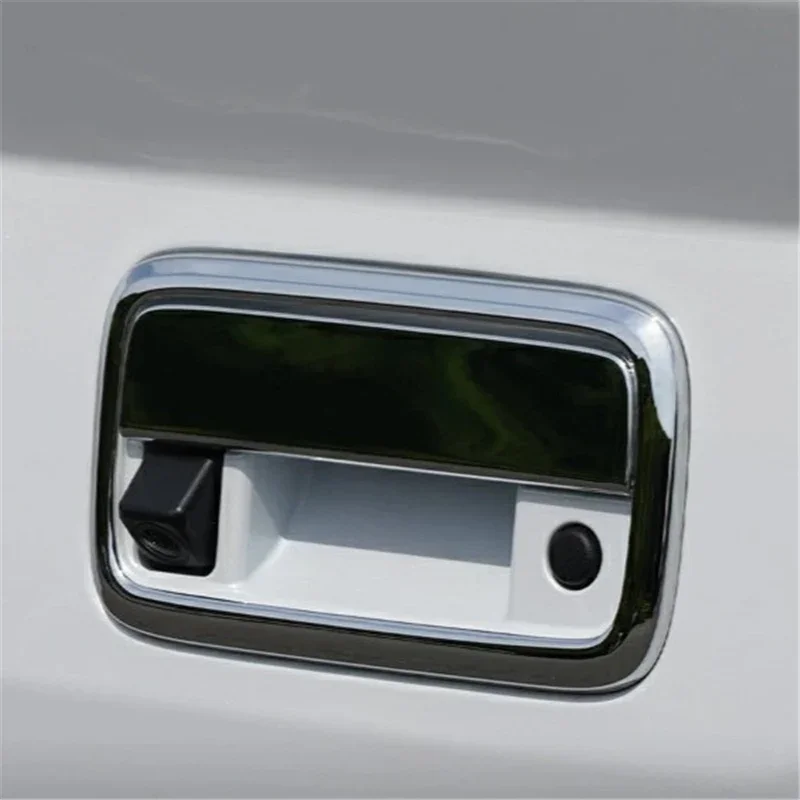 WELKINRY For Daihatsu Atrai S700 2022-2024 Hijet Cargo ABS Chrome Car Tail Rear Box Gate Door Cup Bowl Handle Cap Cover Trim