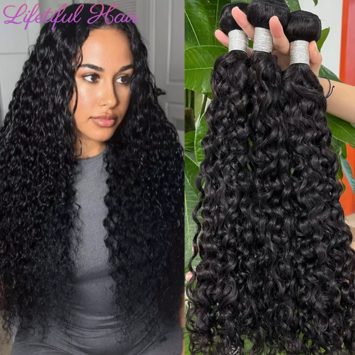 10A Curly Bundles Human Hair Extensions 28 30 Inch Raw Hair Bundles 100% Human Hair 1/3/4 PCS Brazilian For Women Fast Shipping