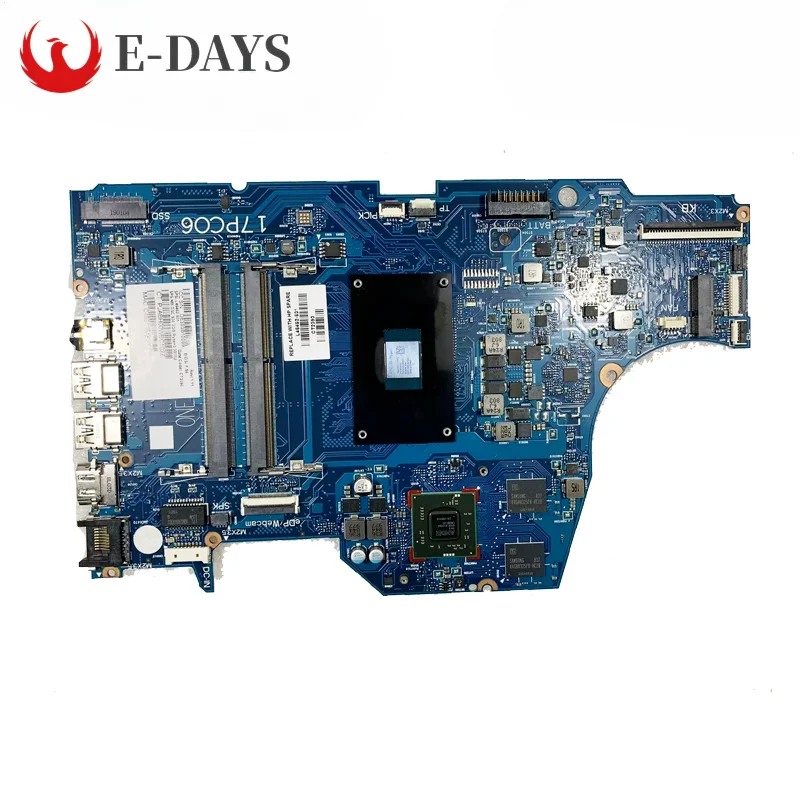 

For HP 17-CA Laptop Motherboard 6050A2985501 Notebook Mainboard A6-9225 A9-9425 CPU L22726-601 Radeon 530 2G GPU DDR4