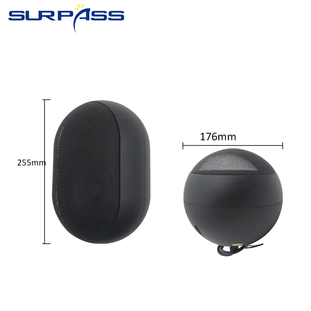 ลำโพงติดผนังกันน้ำลำโพงกลางแจ้งลำโพงติดผนังขนาด5นิ้วระบบเครื่องเสียงสเตอริโอแฟชั่นสำหรับห้องเรียนห้องประชุมร้านค้า