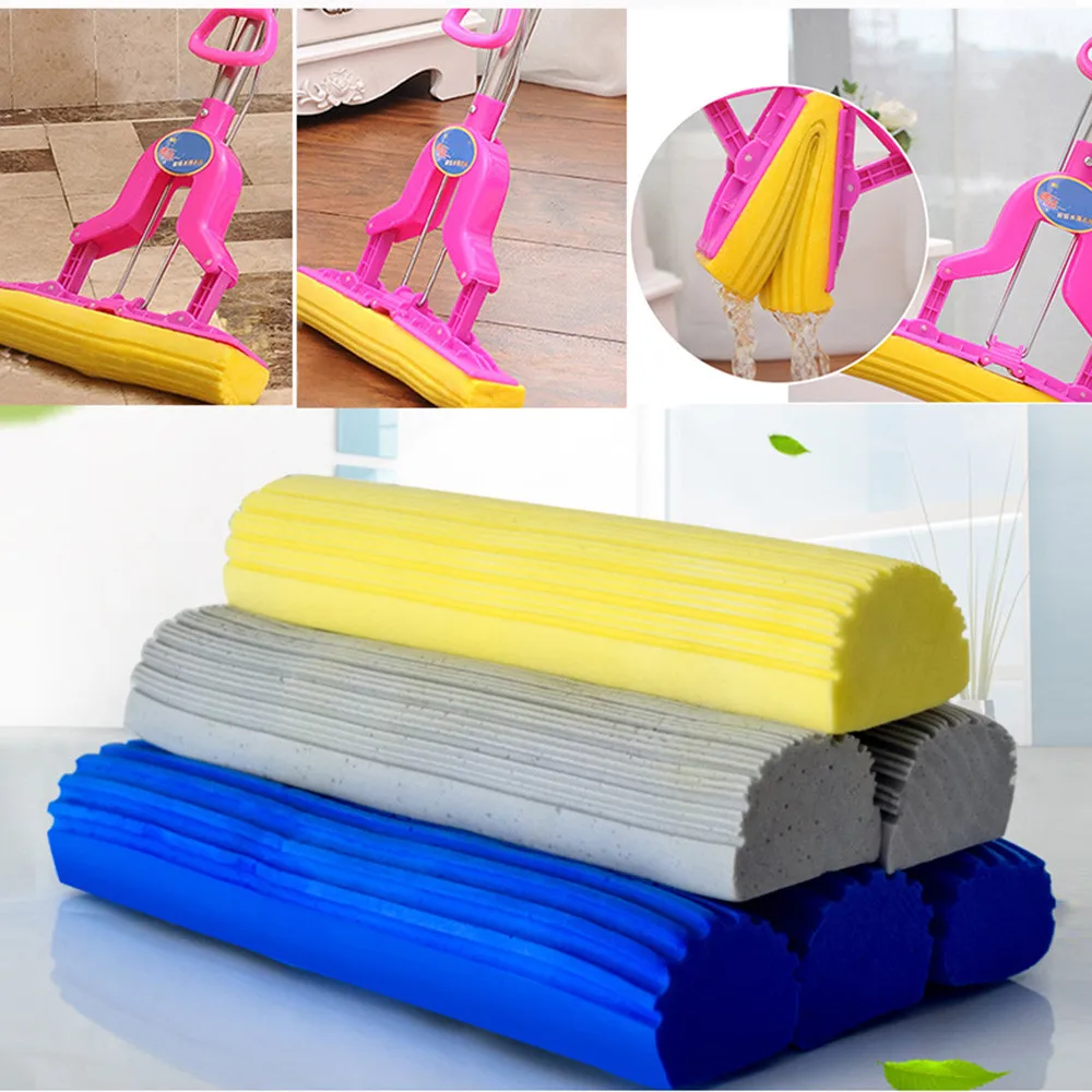 PVA Sponge Foam Rubber Mop Head Replacement Home Floor Cleaning