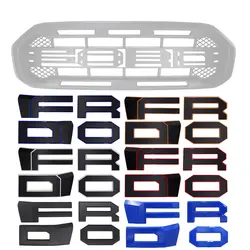 Raptor Grille Letters Modified Grill Letters Fit For RANGER 2019-2021 T8 PX MKIII MK3 XL XL+ XLS XLT Limited Pickup Trucks