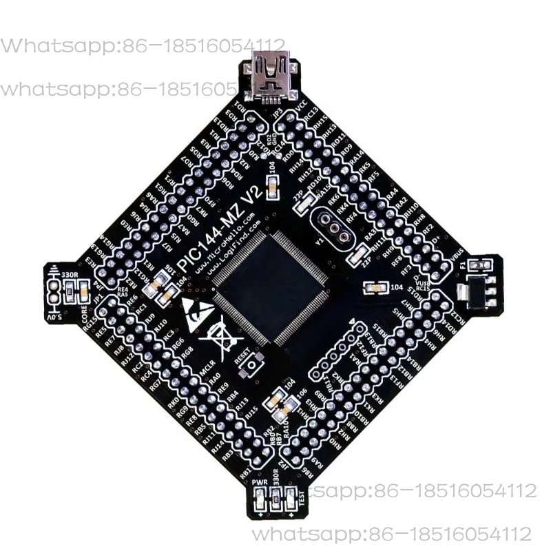 PIC144-MZ V2 core board with PIC32MZ1024EFG144 microcontroller suitable for  Pro board